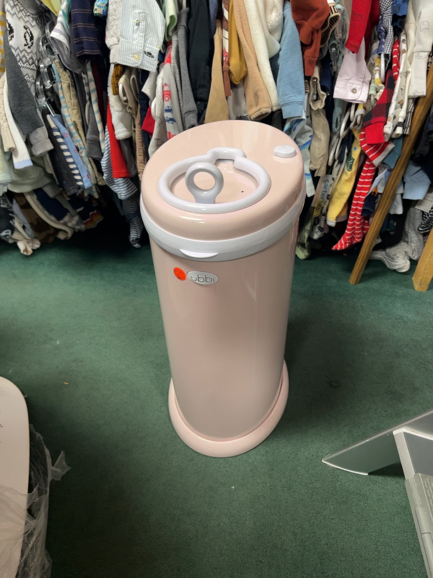 Ubbi Steel Diaper Pail - Blush Pink