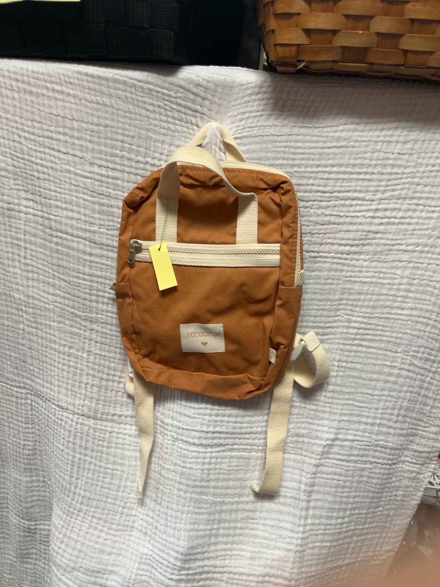 Nobodinoz Toddler Backpack - Rust Brown