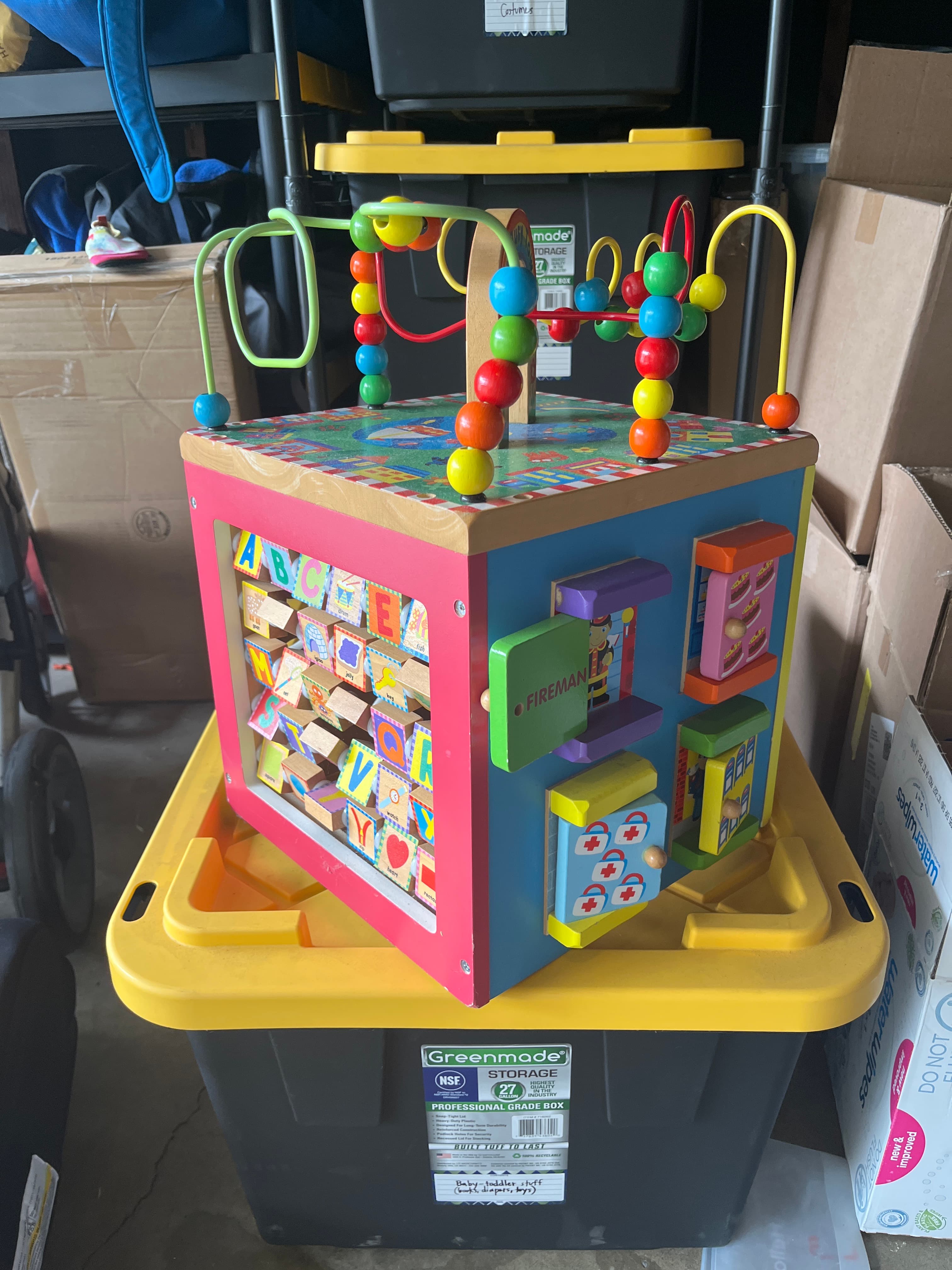 My Busy Town Wooden Activity Cube Bead Maze — photo 2