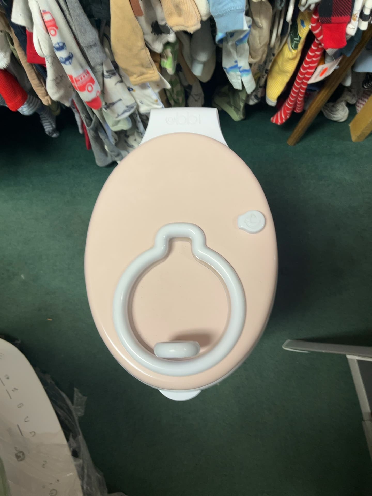 Ubbi Steel Diaper Pail - Blush Pink — photo 3