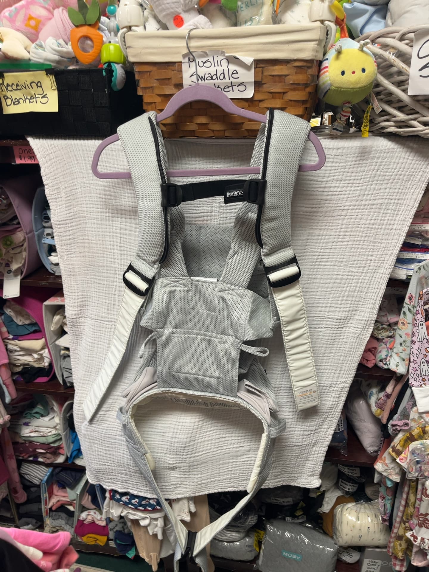 BabyBjörn Mesh Baby Carrier - Grey — photo 3