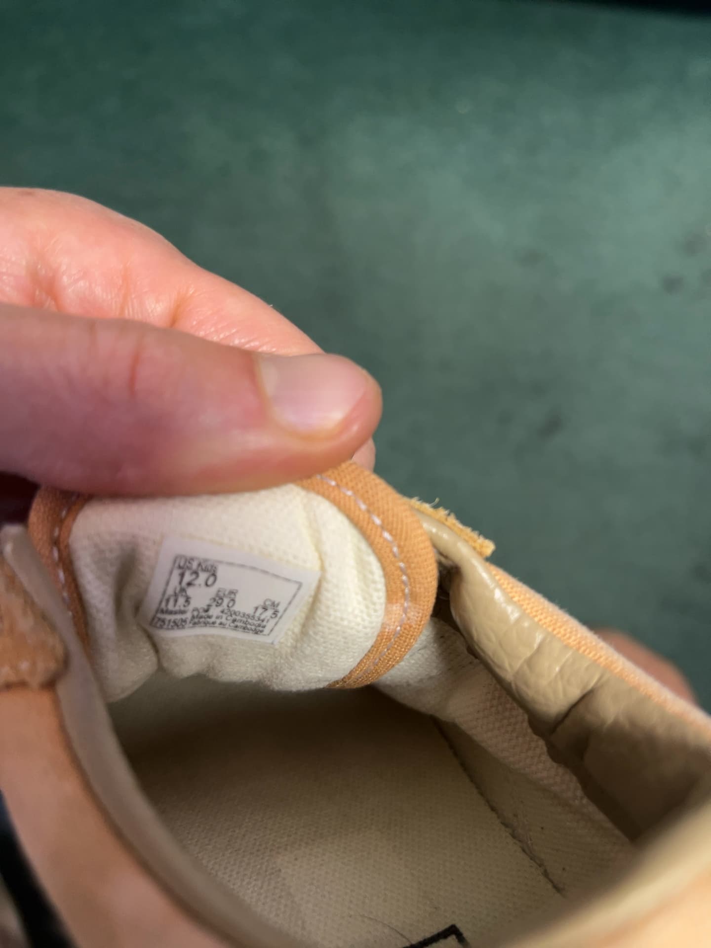 Vans Old Skool Kids Sneakers - Mustard/Gum — photo 2